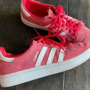 Adidas Red Campus Sneakers